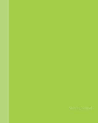 Read online Sketch Journal: Two Tone Lime Green 8x10 - Pages Are Lightly Lined with Extra Wide Right Margins for Sketching, Drawing, and Writing -  file in PDF