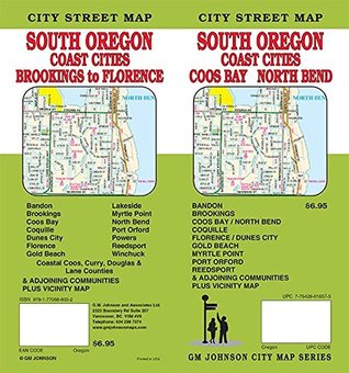 Download Oregon South Coast\ Coos Bay\ Brookings\ Florence, Oregon Street Map - GM Johnson file in PDF