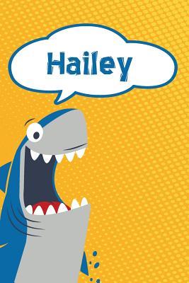 Read Hailey: Personalized Shark Writting Journal, Notebook, Diary, for Kids 120 Pages 6x9 -  | ePub