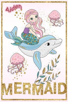Read online Aiden Mermaid: Wide Ruled Composition Book Diary Lined Journal -  | PDF