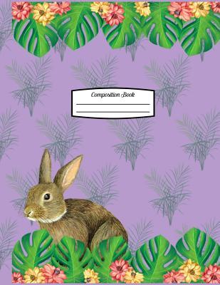 Read online Composition Book: 8.5 X 11 Purple with Rabbit & Flowers & Leaves - Composition Book for School or Activities, Softcover, College Ruled, 150 Pages (75 Sheets Front & Back) - Spring Hill Stationery | ePub