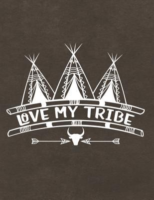 Read online Love My Tribe: Notebook, Journal, Diary or Sketchbook with Lined Paper - Jolly Pockets file in PDF