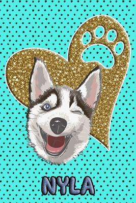 Read Husky Life Nyla: College Ruled Composition Book Diary Lined Journal Blue - Frosty Love file in PDF