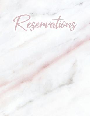 Read Reservations: Pink White Marble Reservation Book for Restaurant 6 Month Guest Booking Diary Hostess Table Log Journal -  | ePub