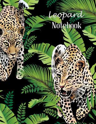 Read online Leopard Notebook: Two Leopard Big Cats on the Jungle Floor (Journal, Composition Book) Large 8.5 X 11 Inches -  | ePub