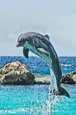Read online Dolphin Blank Lined Journal Notebook: A Daily Diary, Composition or Log Book, Gift Idea for People Who Love Dolphins!! -  file in ePub