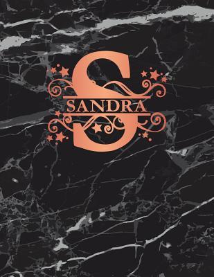 Download Sandra: Personalized Journal Notebook for Women or Girls. Monogram Initial S with Name. Black Marble & Rose Gold Cover. 8.5 X 11 110 Pages Lined Journal Paper -  | PDF