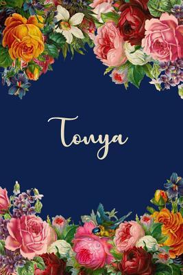 Read Tonya: Personalized Name Floral Design Matte Soft Cover Notebook Journal to Write In. 120 Blank Lined Pages -  file in PDF