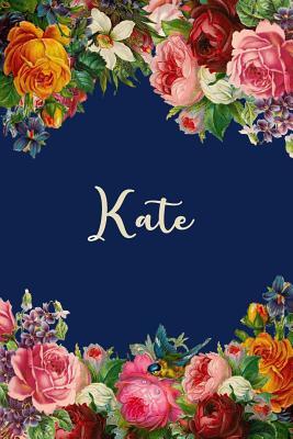 Read Kate: Personalized Name Floral Design Matte Soft Cover Notebook Journal to Write In. 120 Blank Lined Pages -  | ePub
